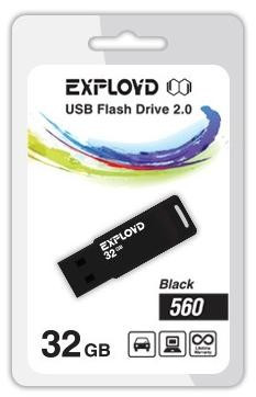 USB флэш-накопитель EXPLOYD 32GB-560-черный