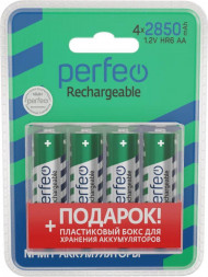 Аккумуляторы PERFEO (PF_C3319) AA2850MAH/4BL+ BOX Аккумулятор Пластик