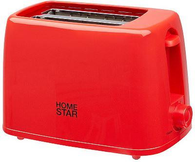 Тостер HOMESTAR HS-1015, цвет: красный (106192)