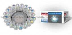 ЭЛЕКТРИКА FAMETTO (10554) DLS-P119 GU5.3 CHROME/RAINBOW