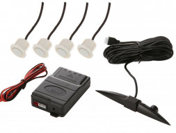 Камера заднего вида ALFA AF-184 White 3 в 1 парковочный радар 4 сенсора