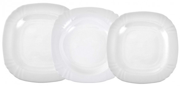 Набор столовый ROYAL GARDEN Набор столовый Square Modern White M 18 пр. RG007SQ Н3158