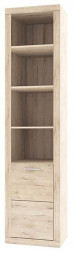 Шкаф открытый АНРЭКС OSKAR Шкаф открытый 1D цвет дуб Санремо