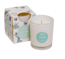 Свеча ROURA Ароматизированная в стакане Мята и Имбирь 333460.128