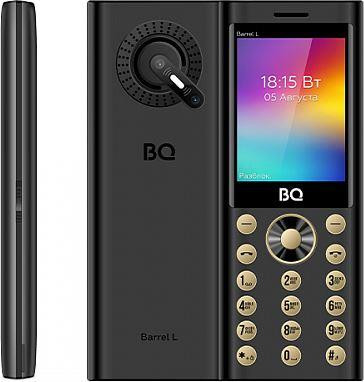 Телефон мобильный BQ 2458 Barrel L Black/Gold