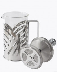 Френч-пресс "БЕЗЕ" нержавеющая сталь, боросиликатное стекло. TIMA Френч-пресс "БЕЗЕ" 600мл. нержавеющая сталь, боросиликатное стекло. FB-600