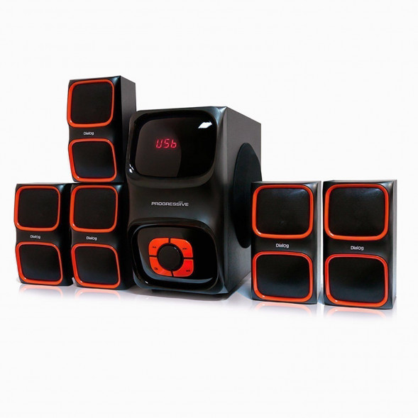 Акустика 5.1 DIALOG AP-555 Progressive черный