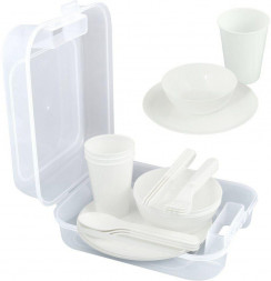 Набор посуды MULTIDOM «Пикник» МГ84-195 (Белый) MULTIDOM «Пикник» МГ84-195 (Белый)