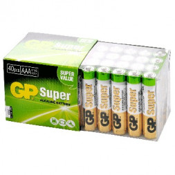 Элементы питания GP LR6-40 (15ARS-2CRDP40) бокс пленка (AA)