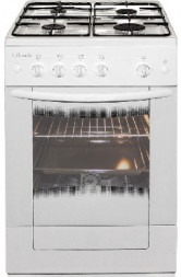 Плита газовая ЛЫСЬВА ГП 400 М2С-2у белая, без крышки