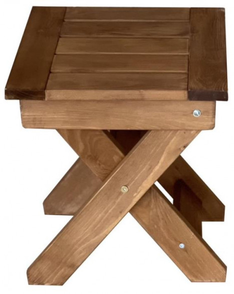 Стул DYATEL Стул складной без спинки сосна вид 2 (цвет дуб) G-СH-002-OAK