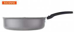 Сотейник SCOVO СД-019 discovery со с/ручкой и стекл. крышкой д.26 см