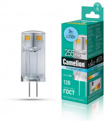 Лампа CAMELION (13701) LED3-G4-JC-NF/845/G4