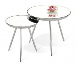 Столик журнальный SHEFFILTON SHT-CT19 зеркальный/хром (191712)