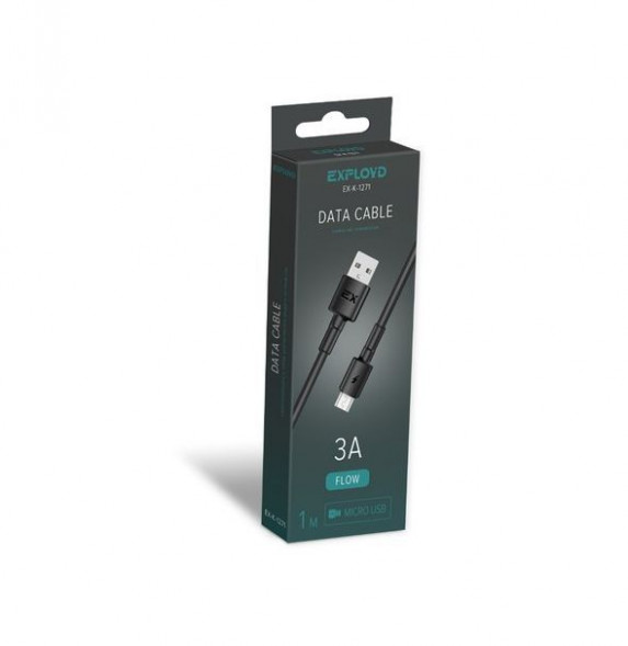 КАБЕЛЬ USB MICRO / MINI EXPLOYD EX-K-1271 Дата-кабель USB - microUSB 1М чёрный