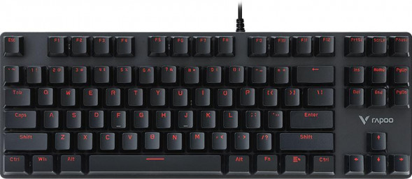 Клавиатура проводная RAPOO V500ALLOY Black