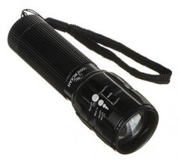 Фонари ручные ЧИНГИСХАН Фонарь, XPE, 1000 мАч, 10x2x2см, 3 режима, пластик, металл 224-015