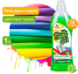 Гель для стирки CLEAN&amp;GREEN Soft Gel для цветных тканей (концентрат) 1000 мл. (ПЭТ) CG8293