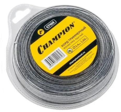 Леска CHAMPION Корд трим. Round 2.7мм* 15м (круглый)