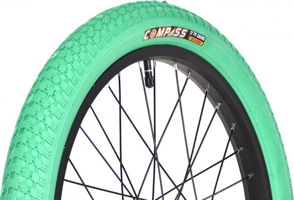 Аксессуары для велосипедов WANDA Покрышка WANDA P-1042 20x2.3 (59-406) BMX, зеленый HQ-0012392