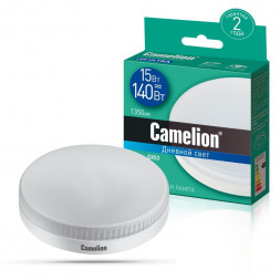 Лампа светодиодная CAMELION (13647) LED15-GX53/845/GX53/15Вт/4500К