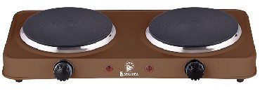 плитка ВАСИЛИСА ВА-903 диск двухконфорочная коричневый