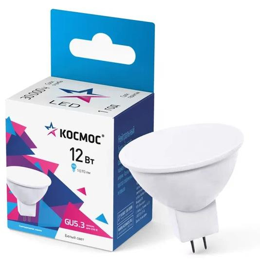 Светодиодная лампа КОСМОС LKECLED12WJCDRC45