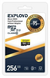 Карта памяти EXPLOYD 256GB microSDXC Class 10 UHS-1 Premium (U3) [EX256GCSDXC10UHS-1-ElU3 w]