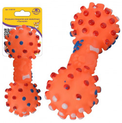 Игрушка MULTIDOM Игрушка-пищалка для животных &quot;Гантеля&quot; VL40-56