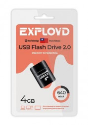 USB флэш-накопитель EXPLOYD EX-4GB-640-Black