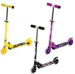 Самокат складной SILAPRO Самокат складной, 79х64х29см, ABEC-7, алюминий 80%+железо 20%, колеса с подсветкой D12см PVC (131-088)