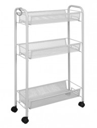 Этажерка ЗМИ Этажерка &quot;Ладья 1 К&quot; на колесиках серая Э 321