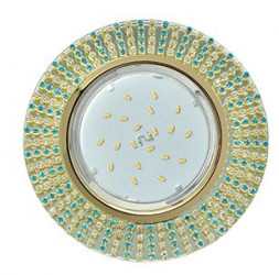 светильники ECOLA FM53RGECB GX53 H4 золото