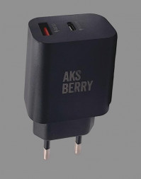 СЗУ AKSBERRY (6900253220017) T43 20W PD + QC3.0 , черный