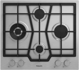 Варочная панель газовая HOTPOINT HGMTS 643 W IX Нержавеющая сталь