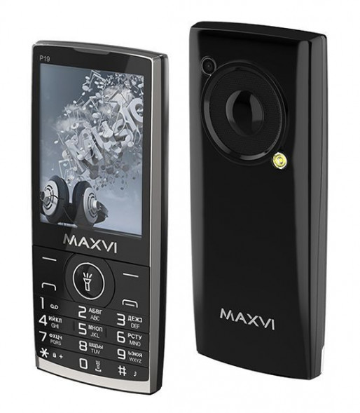 Телефон мобильный MAXVI P19 Black
