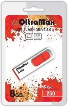 USB флэш-накопитель OLTRAMAX OM-8GB-250-красный