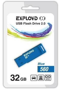 USB флэш-накопитель EXPLOYD 32GB-560-синий