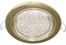 светильник ECOLA FG53P2ECB GX53 H4 золото