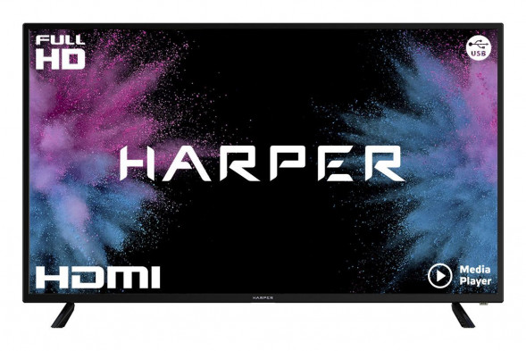 LED-телевизор HARPER 43F660T-FHD БЕЗРАМОЧНЫЙ