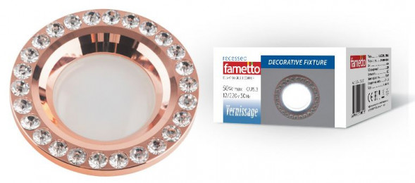 ЭЛЕКТРИКА FAMETTO (UL-00000349) DLS-V106 GU5.3 COPPER