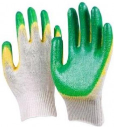 Перчатки АРТПЛАСТ (СИЗ55738) перчатки хб с пвх, арт ко, двойной облив, пара (х1/300)