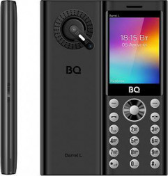 Телефон мобильный BQ 2458 Barrel L Black/Silver