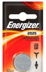 Элементы питания ENERGIZER CR2025 BL1 LITHIUM 3V (E301021602)
