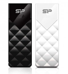 USB флеш SILICON POWER 8GB ULTIMA U03 черный выдвижной