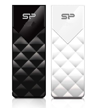 USB флеш SILICON POWER 8GB ULTIMA U03 черный выдвижной