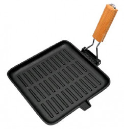 Сковорода MALLONY PADELLA 28*28см чугунная (985060)