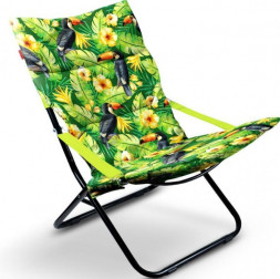 Кресло-шезлонг NIKA Кресло-шезлонг (HHK4Р/T принт с туканами)