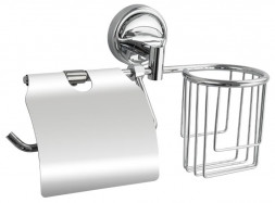 Держатель для туалетной бумаги САНАКС 1216 Держатель освежителя воздуха и туалетной бумаги с экраном