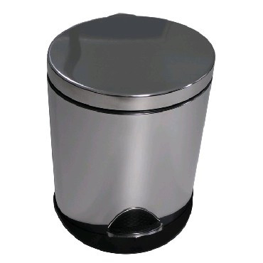 Хозяйственные товары САНАКС 103-203 Ведро из нержавеющей стали с педалью овальное 3 л (2)